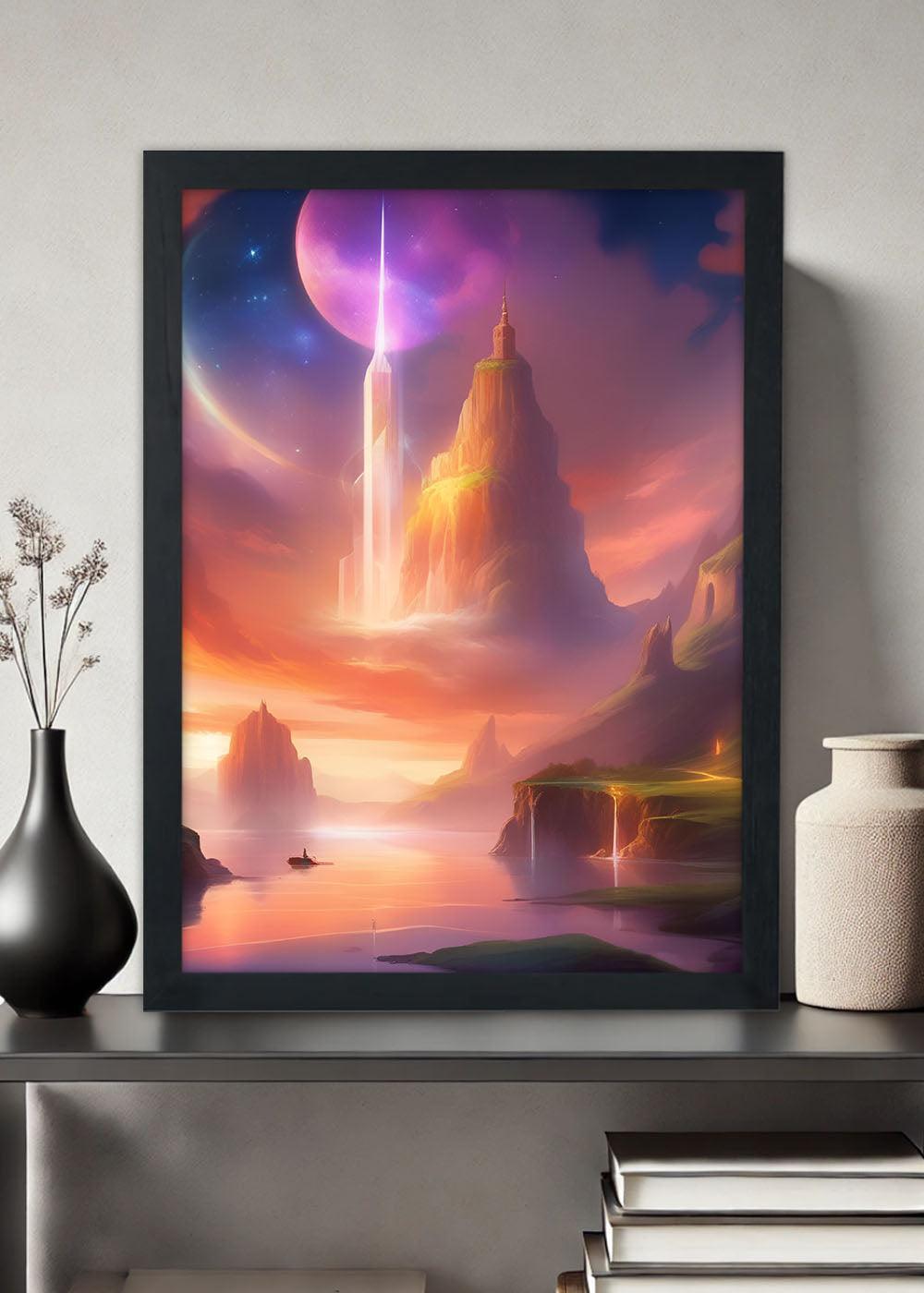 Quadro O Reino de Svartalfheim - Com vidro