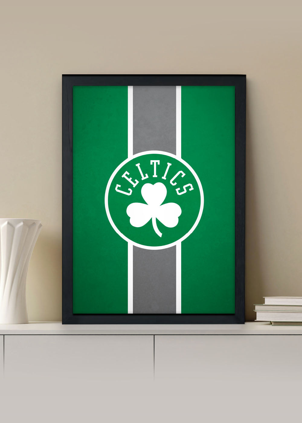 Quadro Boston Celtics - Com vidro