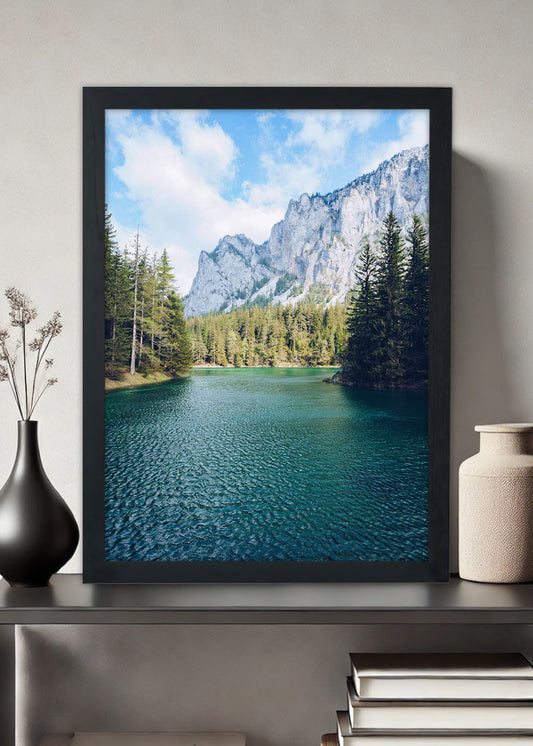 Quadro Decorativo floresta - Com vidro