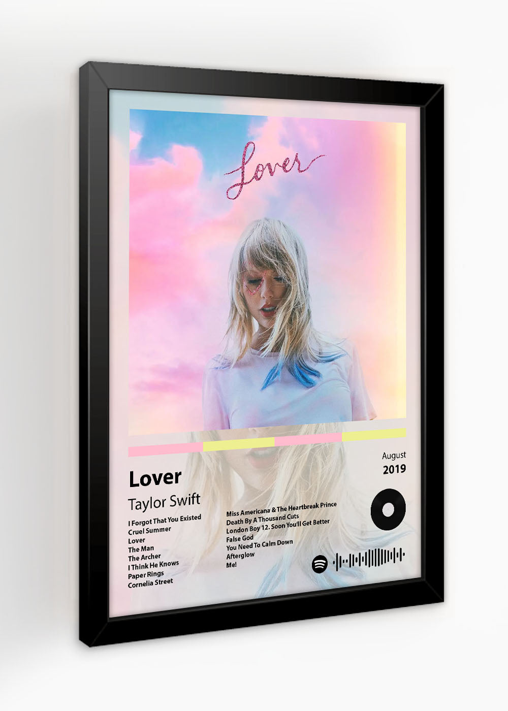 Quadro Decorativo Lover - Taylor Swift