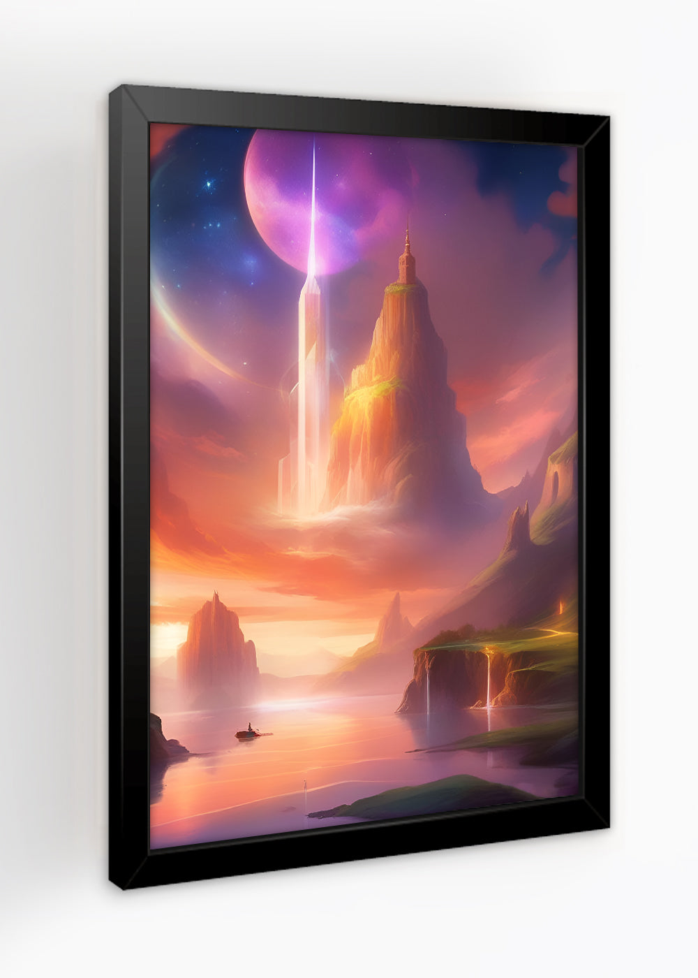 Quadro O Reino de Svartalfheim - Com vidro