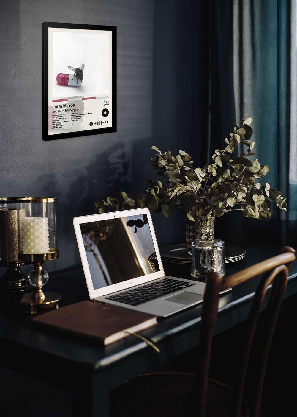 Quadro Decorativo Im with You Red Hot Chili... - Com vidro