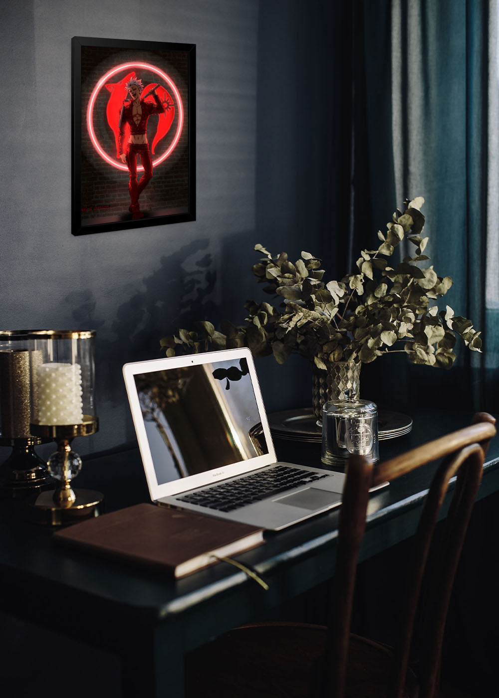 Quadro Decorativo Pecado da Ganancia - Com vidro
