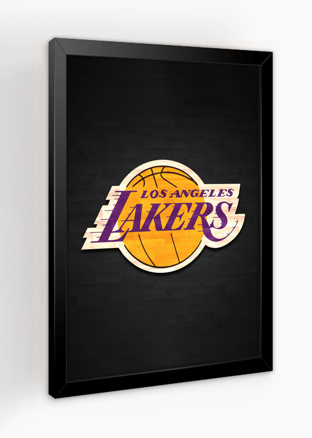Quadro Logo Los Angeles Lakers - Com vidro
