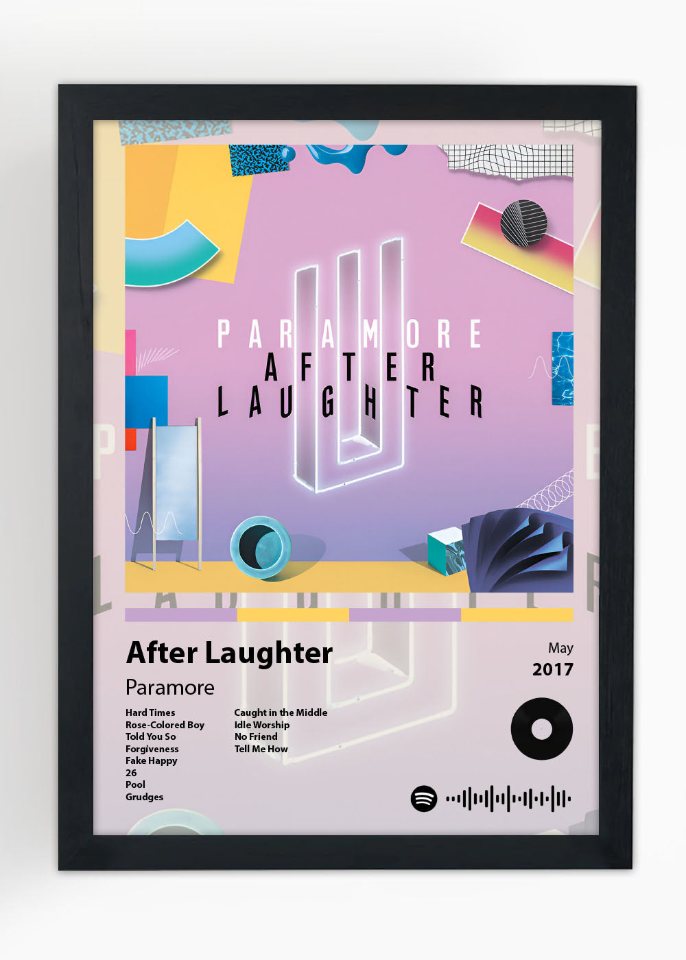 Quadro Decorativo After Laughter - Paramore