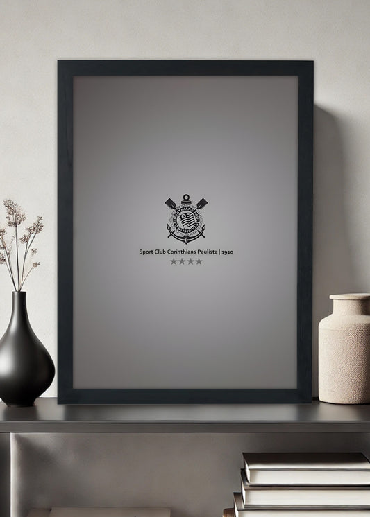 Quadro Decorativo SCCP 1910 - Com Vidro
