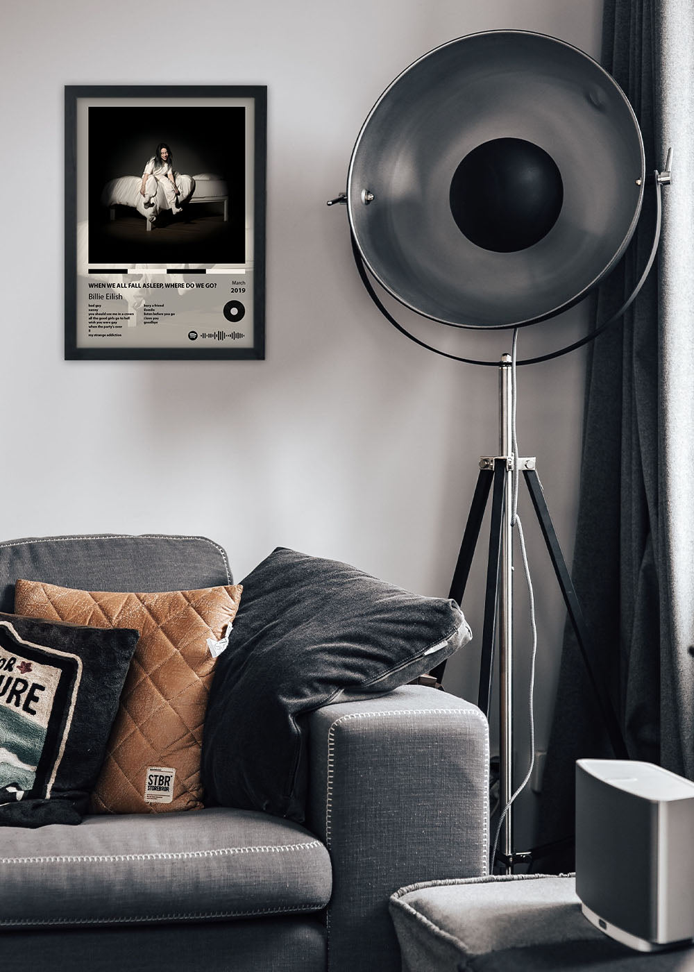 Quadro Decorativo WHEN WE ALL FALL ASLEEP... - Billie Eilish