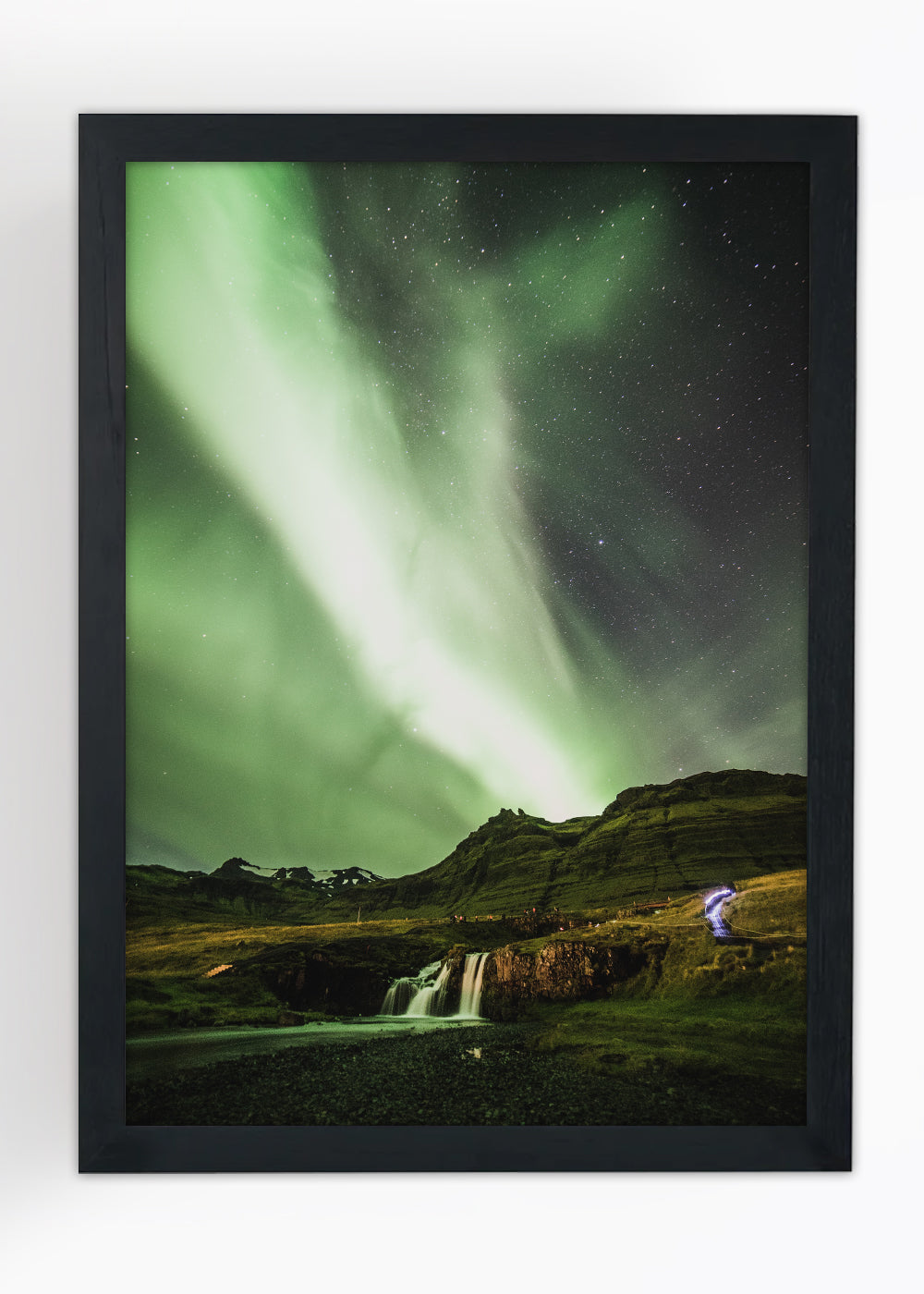 Quadro Decorativo O mundo la fora Paisagem - Com vidro