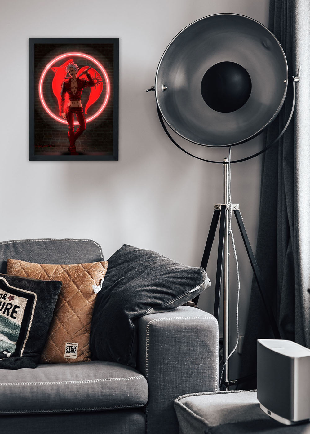 Quadro Decorativo Pecado da Ganancia - Com vidro