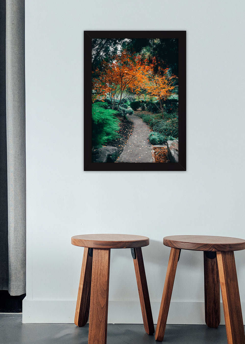 Quadro Decorativo estrada florestal - Com vidro