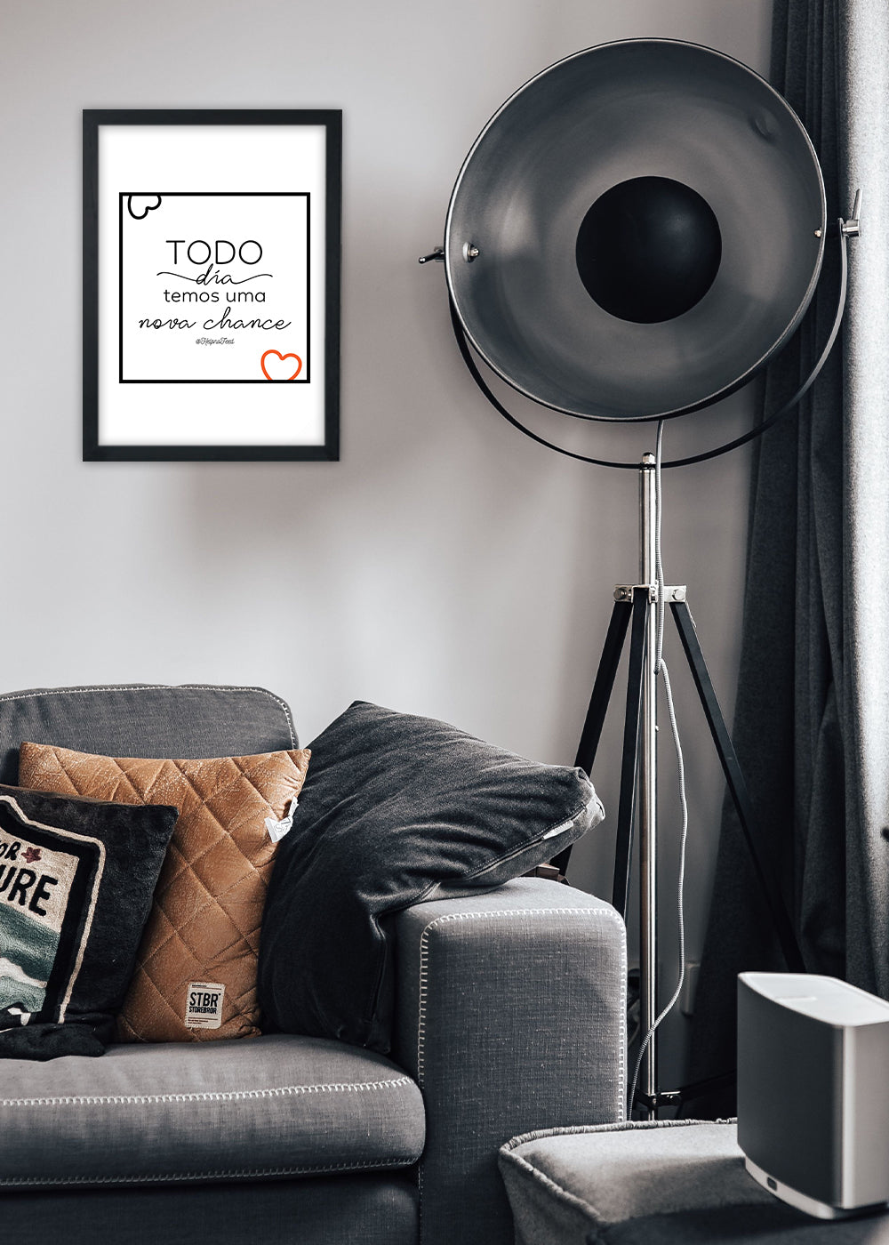 Quadro Decorativo Nova chance - Com vidro