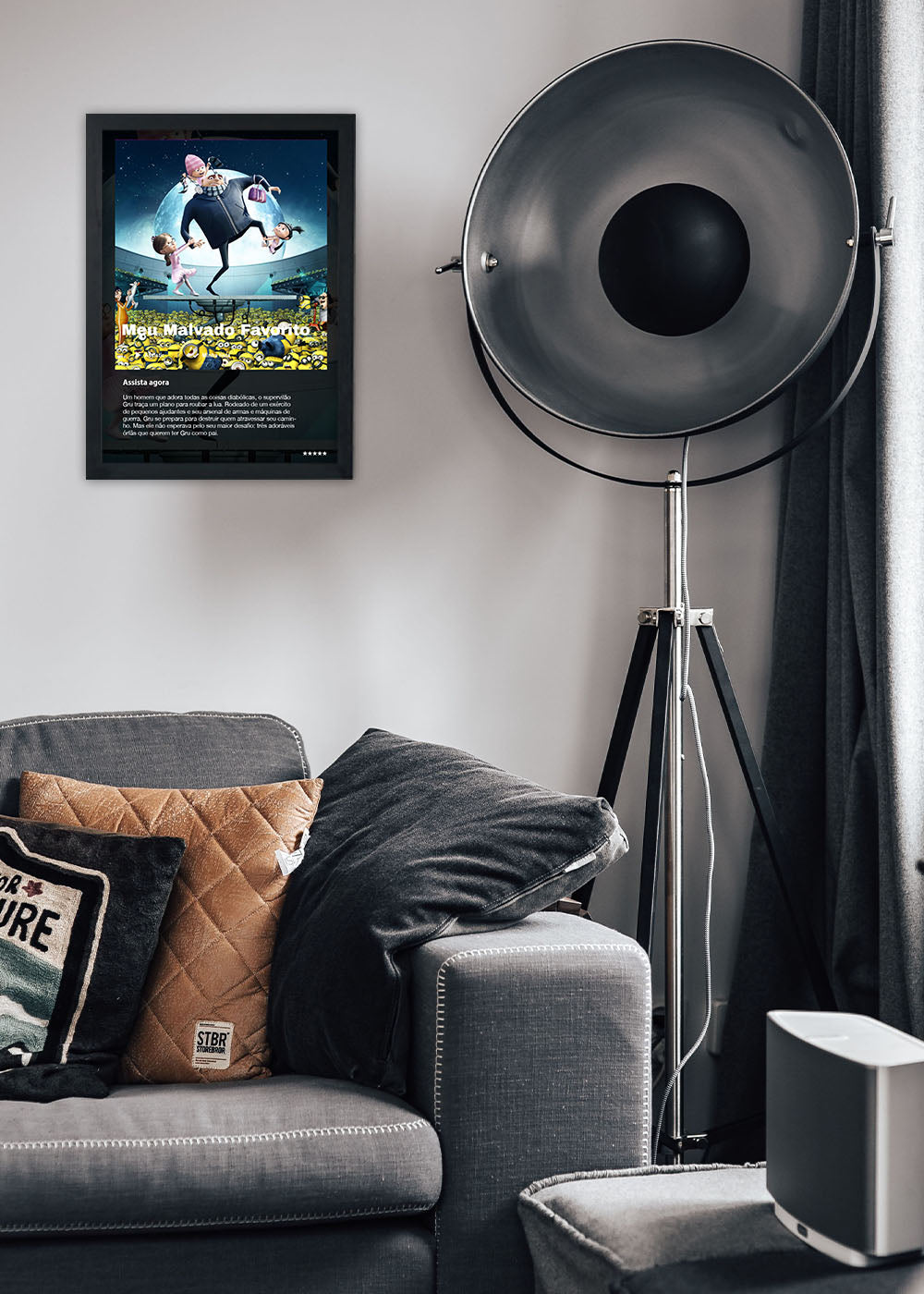 Quadro Decorativo Meu Malvado Favorito - Com vidro