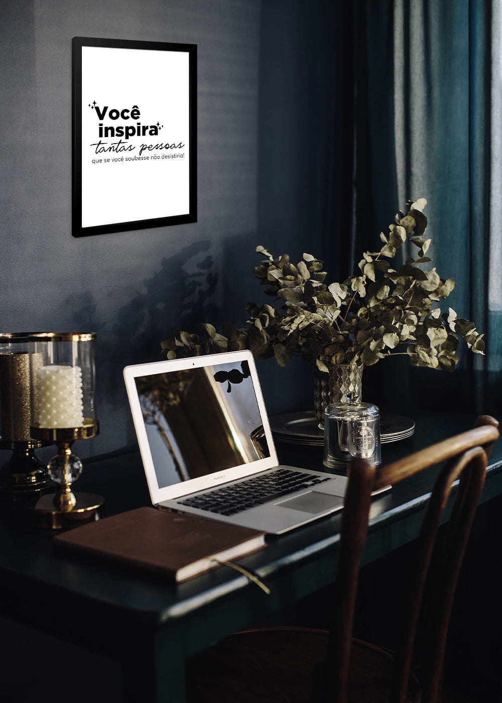 Quadro Decorativo Você inspira - Com vidro