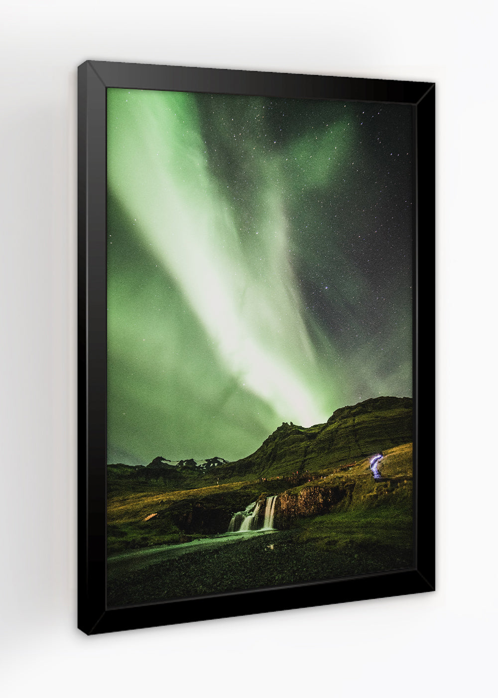Quadro Decorativo O mundo la fora Paisagem - Com vidro