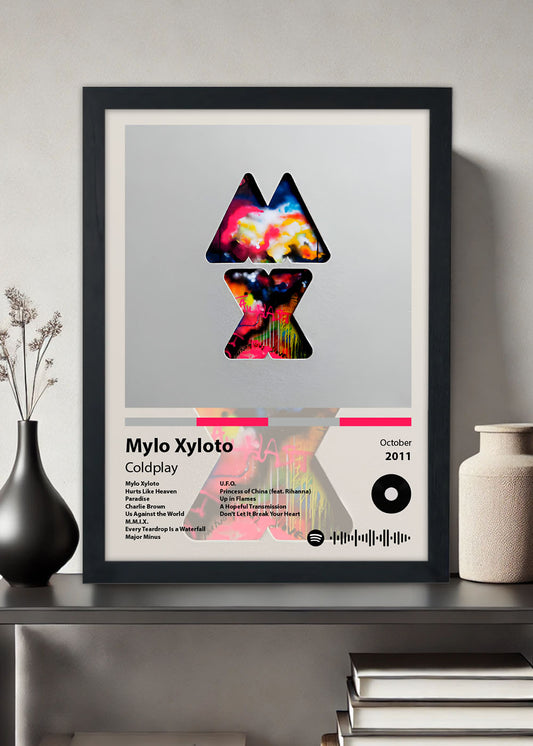 Quadro Decorativo Mylo Xyloto - Coldplay