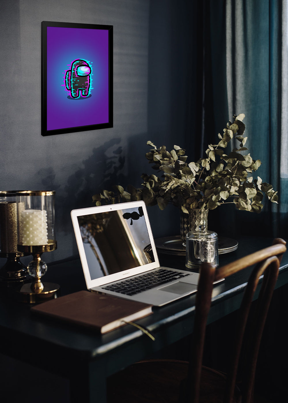 Quadro Decorativo Among Us - Com vidro