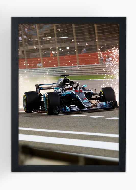 Quadro Decorativo F1 Mercedes 2018
