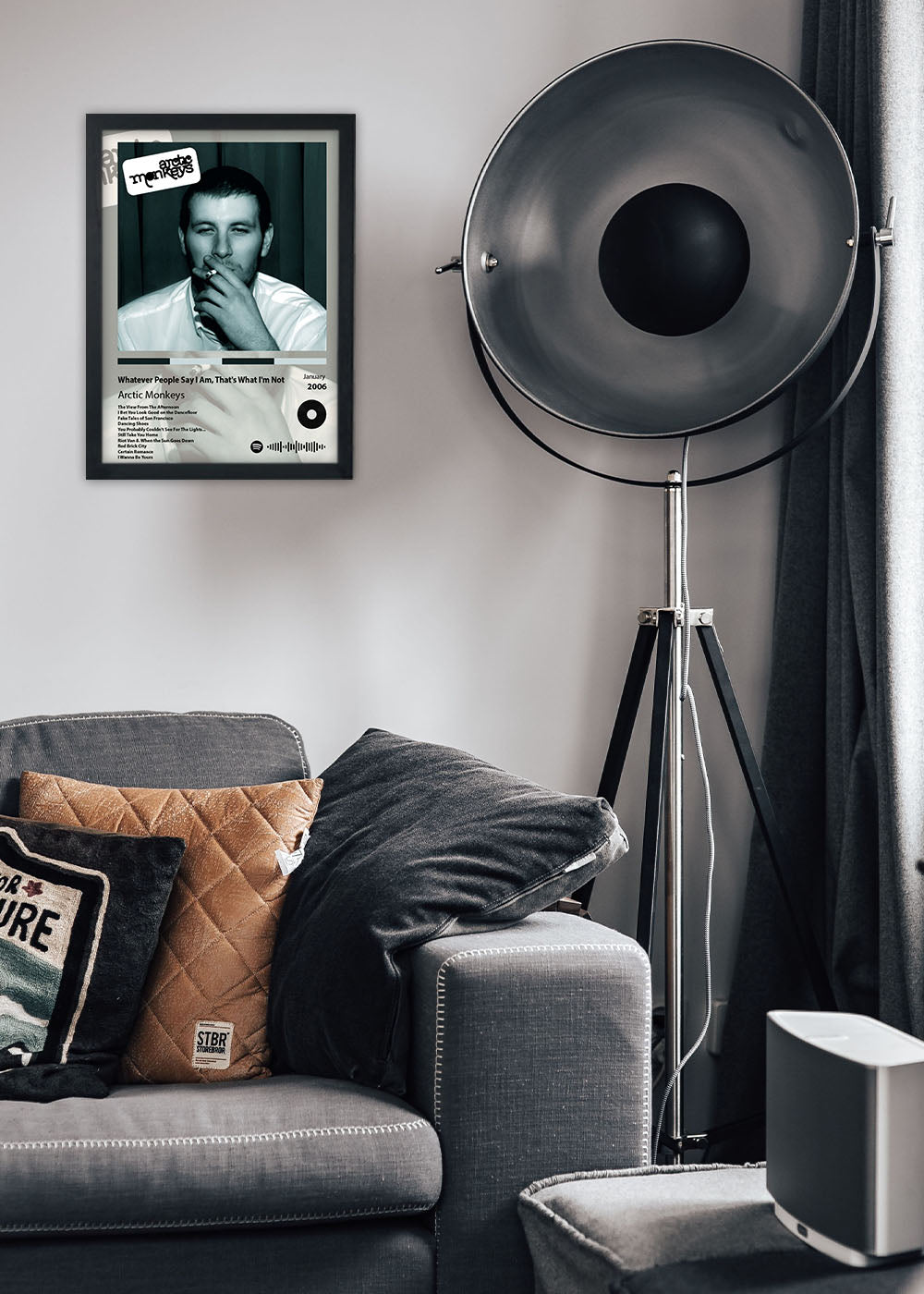 Quadro Decorativo Whatever... Arctic Monkeys - Com vidro